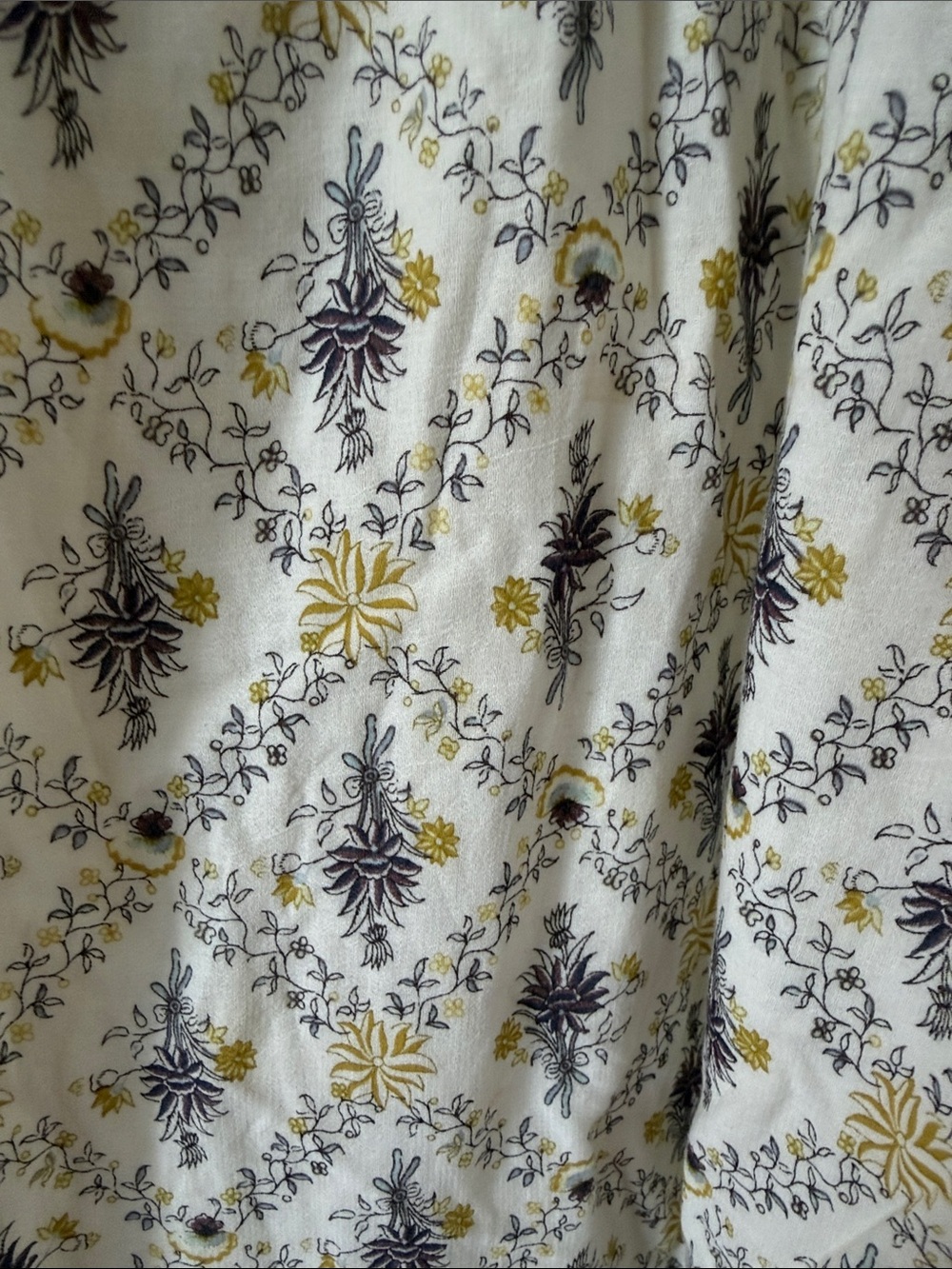 Max Studio Cream Yellow Crochet-Trim Maxi Dress Cottagecore Coastal Boho sz L - Picture 5 of 7